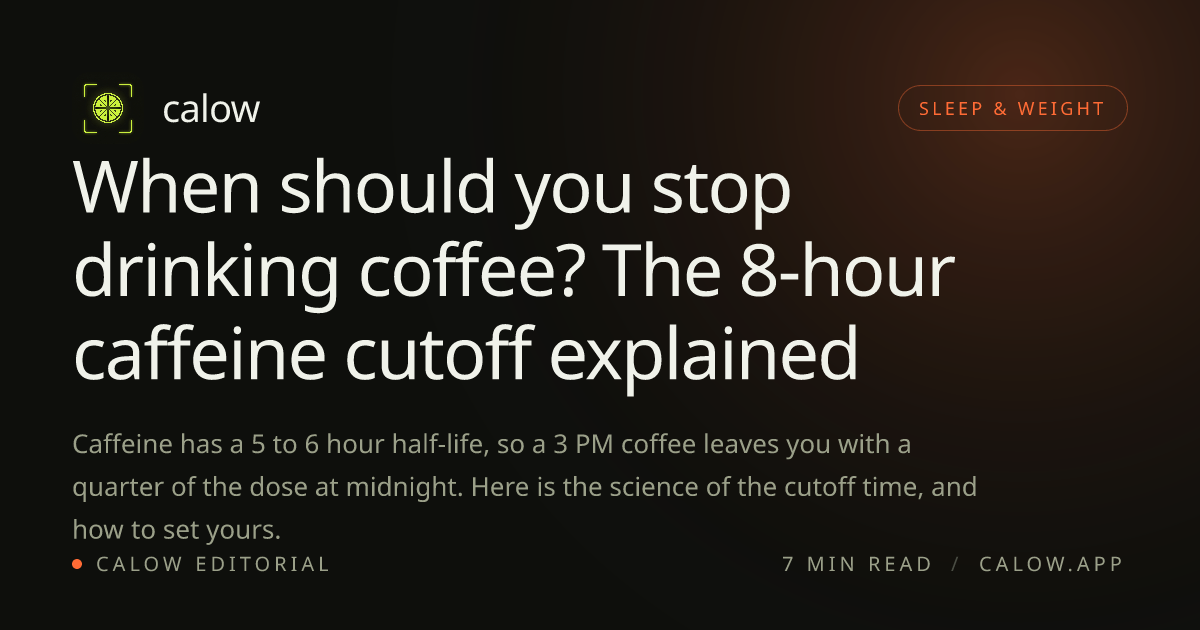 When should you stop drinking coffee? The 8-hour caffeine cutoff ...